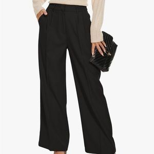Black Wide Leg Trousers - in great condition!